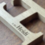 Personalised Christening Oak Letter, thumbnail 9 of 10