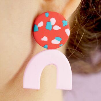 Polymer Clay Earring Making Kit Statement Studs, 3 of 12