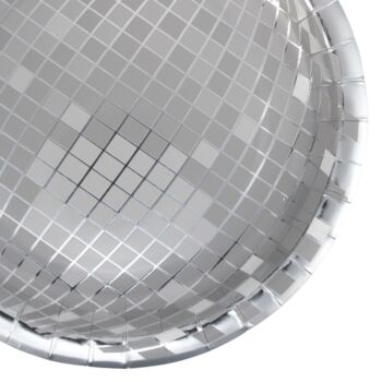 Silver Disco Ball Paper Plates Set Of Eight, 2 of 2