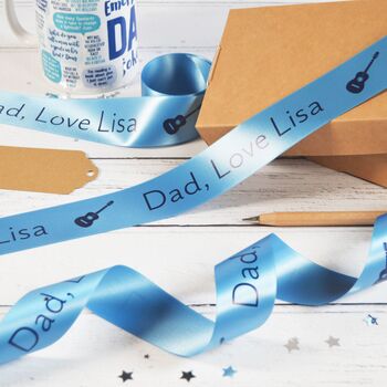 Father's Day 38mm Personalised Printed Ribbon, 3 of 7