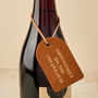 Personalised Leather Bottle Label, thumbnail 5 of 5