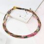 Tourmaline October Birthstone Gold Plated Necklace, thumbnail 3 of 4