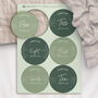 Personalised Botanical Design Milestone Discs, thumbnail 2 of 10