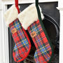 Luxury Tartan Christmas Stocking, thumbnail 1 of 6
