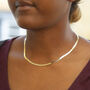 9ct Yellow Gold Herringbone Chain Necklace, thumbnail 3 of 3