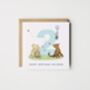 Personalised Winnie The Pooh Granddaughter 1st Birthday Card *Age + Colour Options, thumbnail 4 of 6