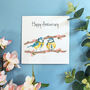 Personalised Blue Tit Valentine's Day Card, thumbnail 3 of 6