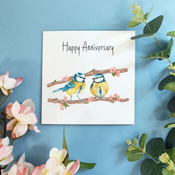Personalised Blue Tit Valentine's Day Card, 3 of 6