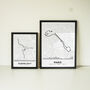 Personalised Route Map Art For Any Run, thumbnail 4 of 6