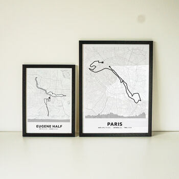 Personalised Route Map Art For Any Run, 4 of 6