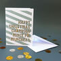 Hand Embellished Christmas Card Pack Of Seven, thumbnail 2 of 8