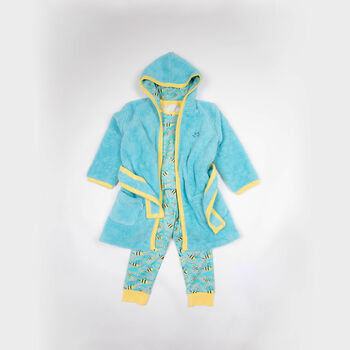 Dressing Gown And Jersey Pyjamas Luxury Gift Set, 4 of 10