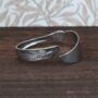 Vintage Rose Butter Knife Bangle, thumbnail 1 of 4