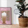 Cafe Latte Coffee Print Three Colour Options, thumbnail 1 of 6