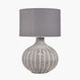 Grey Wash Rattan Table Lamp, thumbnail 2 of 8