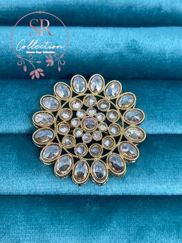 Classic Antique White Ring, 3 of 3