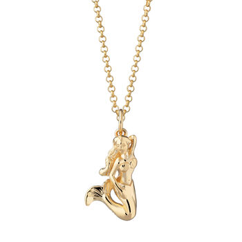 Mermaid Charm Necklace, Sterling Silver Or Gold Plated, 11 of 11