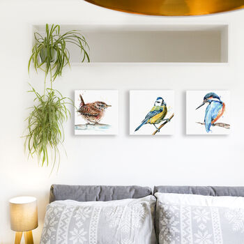 Inky Blue Tit Canvas Gallery Print, 2 of 10
