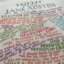 Jane Austen Insults Tea Towel, thumbnail 2 of 2