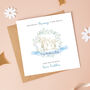 First Mother's Day Elephant Personalised Card Blue, thumbnail 1 of 2