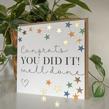 Manhattan Congrats You Did It! Card, 2 of 2