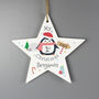 Baby's First Christmas Personalised Penguin Decoration, thumbnail 4 of 4