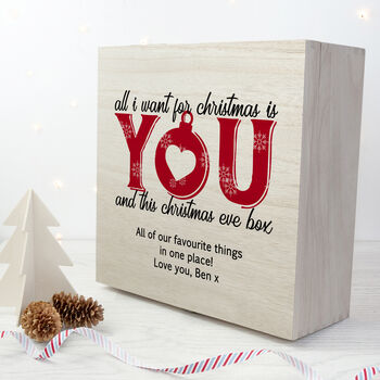 Personalised Romantic Couples Christmas Eve Box, 4 of 6