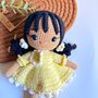 Handmade Crochet Black Doll, thumbnail 6 of 12