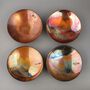 Pressed Copper Medium Smooth Bowl For 7th Anniversary, thumbnail 2 of 9