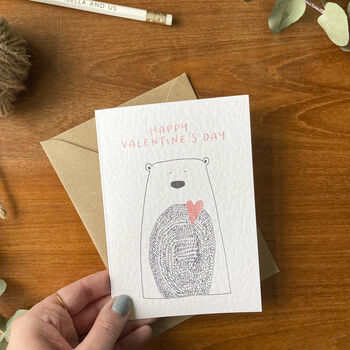 Happy Valentine's Day Bear Card, 3 of 4