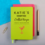 Personalised Cocktail Recipe Notebook, thumbnail 1 of 4