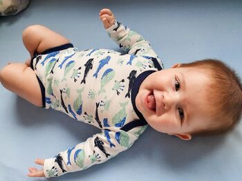 Under The Sea Baby Bodysuit |Pure Cotton | 0 24 Months, 2 of 6