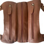 Genuine Leather Organiser Handbag, Shoulder Bag, Shopper, thumbnail 3 of 4