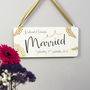Personalised Calligraphy Wedding Sign, thumbnail 1 of 6