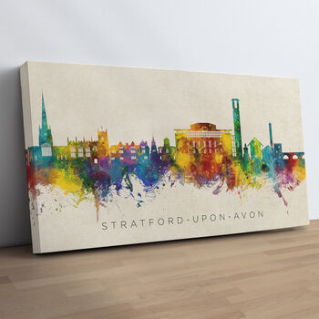 Stratford Upon Avon Skyline Cityscape Art Print, 10 of 12