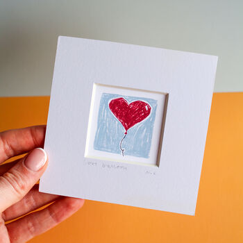 Love Balloon Mini Art Print, 2 of 8