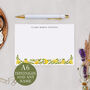 Personalised Lemon Notecard Set A6 Note Cards, thumbnail 1 of 5