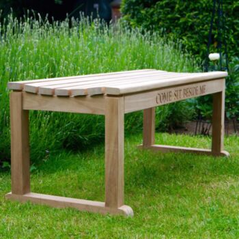 Backless Wooden Bench, 3 of 10