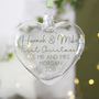 Personalised '1st Christmas As Mr And Mrs' Bauble, thumbnail 6 of 8