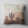 Brown Cushion Cover With Cactus Pattern, thumbnail 5 of 7