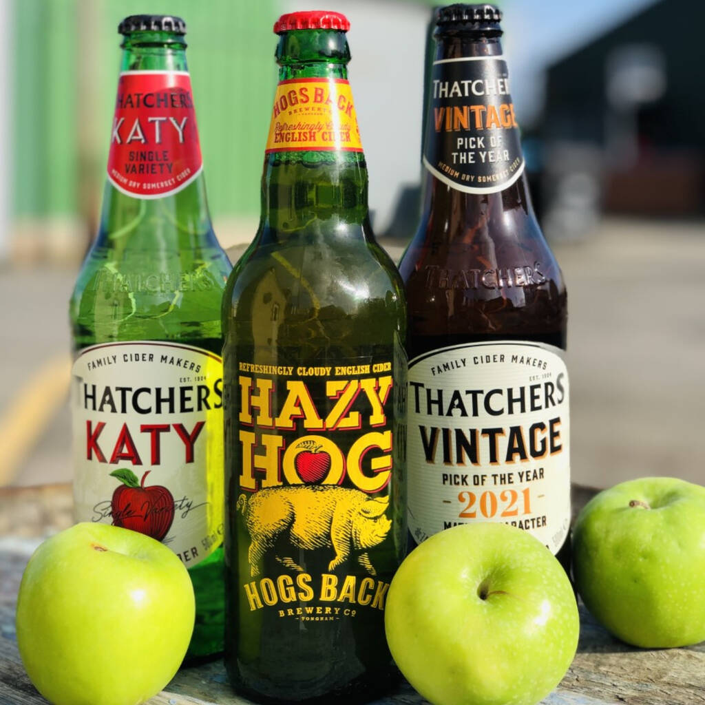British Cider Trio Pack By Hogs Back Brewery
