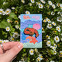 Red Glitter Lobster Enamel Pin– Red Lobster Lapel Badge | Ocean Animal Brooch | Fun Gift For Seafood Lovers, Pinners And Pin Collectors, thumbnail 1 of 3