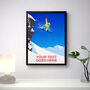 Personalised Snowboard Cliff Jump Poster, thumbnail 2 of 7