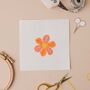 Flower Mini Counted Cross Stitch Kit, thumbnail 1 of 3