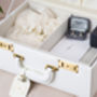 Personalised Wedding Memory Suitcase Keepsake Box, thumbnail 4 of 12
