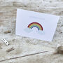 Rainbow Note Card: Sending Love, thumbnail 4 of 5