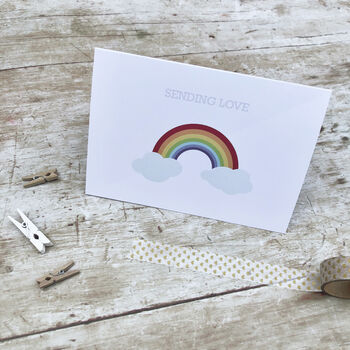 Rainbow Note Card: Sending Love, 4 of 5