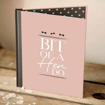Hen Party Message And Memory Book In Mint, 2 of 12