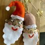 Felt Santa Handmade Christmas Decoration, thumbnail 1 of 8