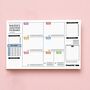 A4 Weekly Productivity Planner Desk Pad, thumbnail 5 of 6
